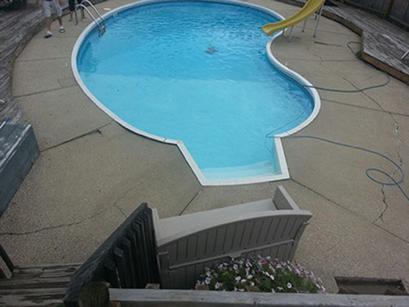 Inground Pool Restoration West Michigan